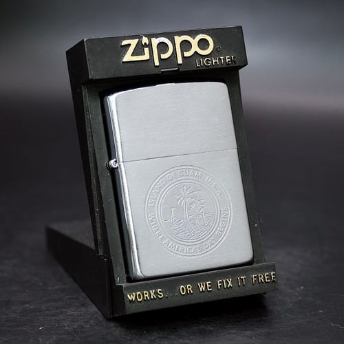 ZIPPO XƯA 1994 - HÀNG XƯA THẬP NIÊN 90s _ CHỦ ĐỀ ĐẢO GUAM