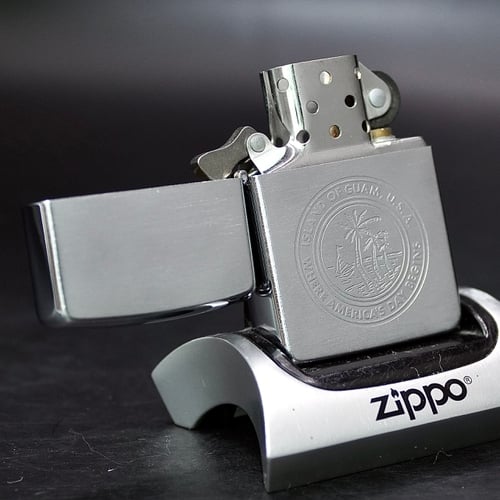 ZIPPO XƯA 1994 - HÀNG XƯA THẬP NIÊN 90s _ CHỦ ĐỀ ĐẢO GUAM