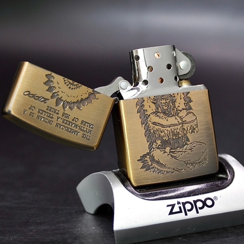 ZIPPO XƯA 1995 - HÀNG XƯA THẬP NIÊN 90s _ CHỦ ĐỀ THỔ DÂN