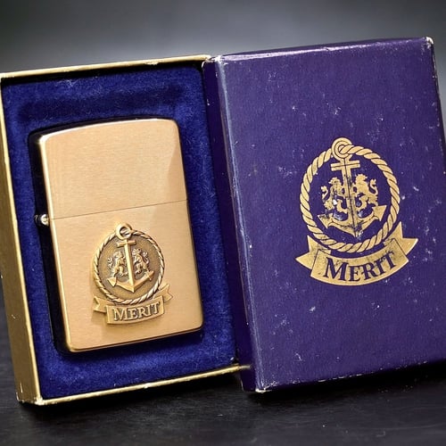 ZIPPO XƯA 32-85 - HÀNG XƯA THẬP NIÊN 80s _ CHỦ ĐỀ MERIT