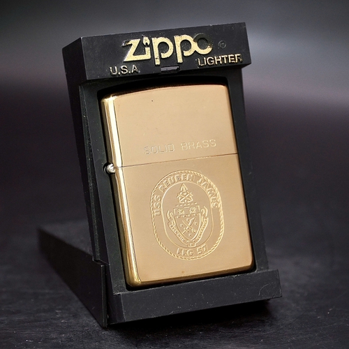 ZIPPO XƯA 32-92 - HÀNG XƯA THẬP NIÊN 90s _ CHỦ ĐỀ TÀU CHIẾN REUBEN JAMES FFG 57