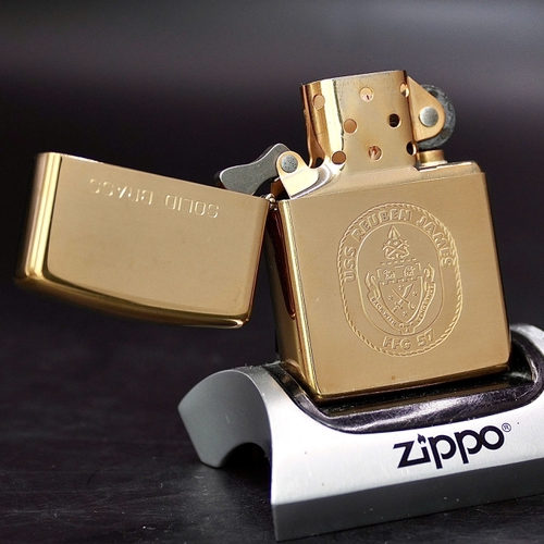 ZIPPO XƯA 32-92 - HÀNG XƯA THẬP NIÊN 90s _ CHỦ ĐỀ TÀU CHIẾN REUBEN JAMES FFG 57