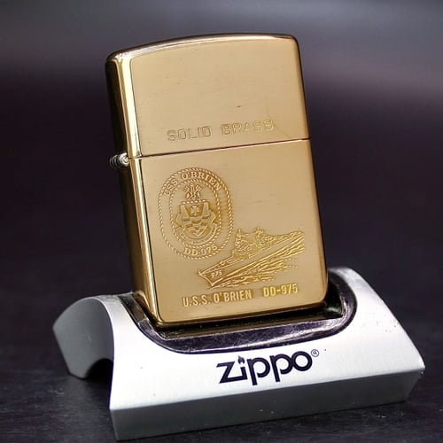 ZIPPO XƯA 32-92 - HÀNG XƯA THẬP NIÊN 90s _ CHỦ ĐỀ TÀU CHIẾN O’BRIEN DD-975