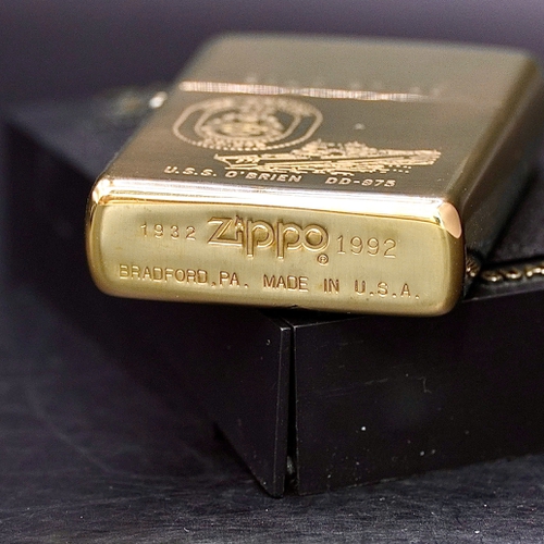 ZIPPO XƯA 32-92 - HÀNG XƯA THẬP NIÊN 90s _ CHỦ ĐỀ TÀU CHIẾN O’BRIEN DD-975