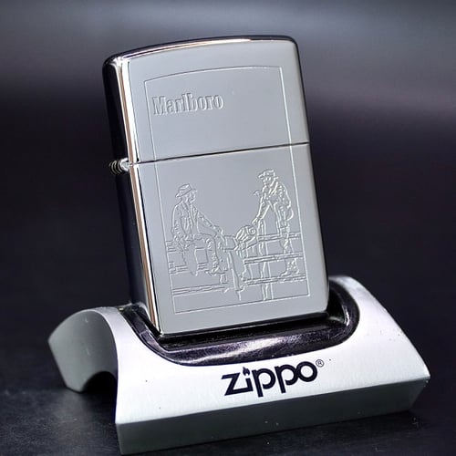 ZIPPO XƯA 1997 - HÀNG XƯA THẬP NIÊN 90s _ CHỦ ĐỀ COWBOY MARLBORO