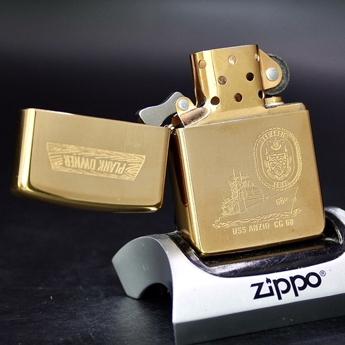 ZIPPO XƯA 32-92 - HÀNG XƯA THẬP NIÊN 90s _ CHỦ ĐỀ TÀU CHIẾN ANZIO CG 68