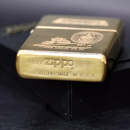ZIPPO XƯA 32-92 - HÀNG XƯA THẬP NIÊN 90s _ CHỦ ĐỀ TÀU CHIẾN ANZIO CG 68