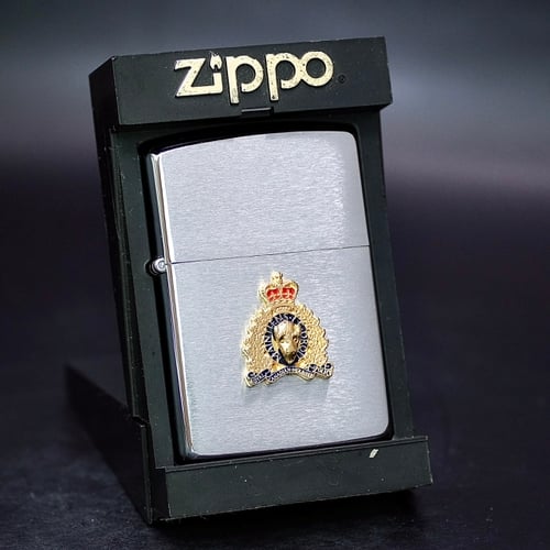 ZIPPO XƯA 1993 - HÀNG XƯA THẬP NIÊN 90s _ CHỦ ĐỀ HUY HIỆU CẢNH SÁT CANADA