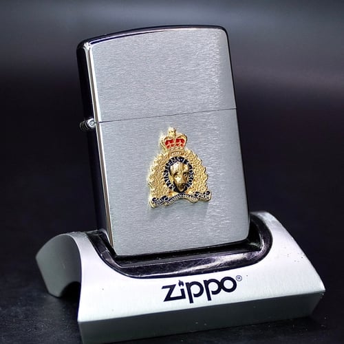 ZIPPO XƯA 1993 - HÀNG XƯA THẬP NIÊN 90s _ CHỦ ĐỀ HUY HIỆU CẢNH SÁT CANADA