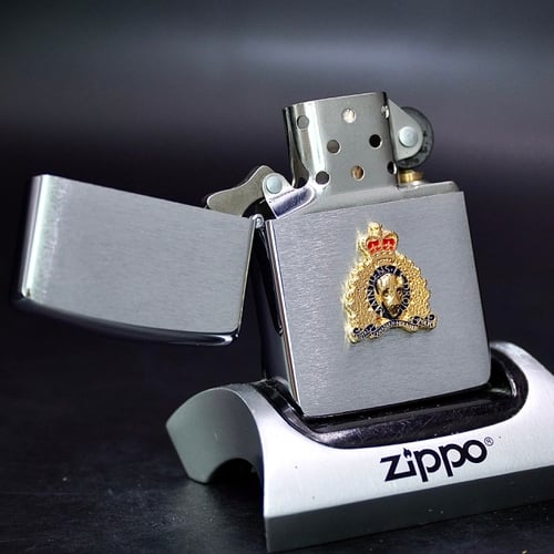 ZIPPO XƯA 1993 - HÀNG XƯA THẬP NIÊN 90s _ CHỦ ĐỀ HUY HIỆU CẢNH SÁT CANADA