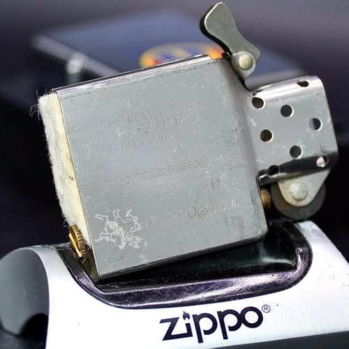 ZIPPO XƯA 1991 - HÀNG XƯA THẬP NIÊN 90s _ CHỦ ĐỀ TRẠM PHÒNG KHÔNG TEXAS