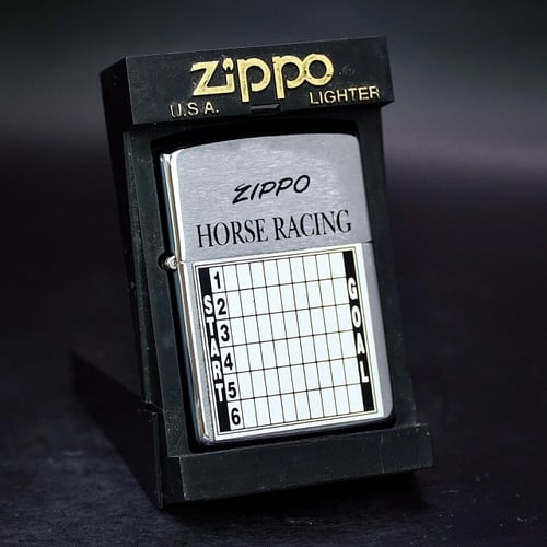 ZIPPO XƯA 1994 - HÀNG XƯA THẬP NIÊN 90s _ CHỦ ĐỀ HORSE RACING