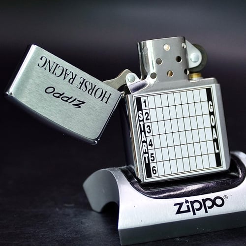 ZIPPO XƯA 1994 - HÀNG XƯA THẬP NIÊN 90s _ CHỦ ĐỀ HORSE RACING