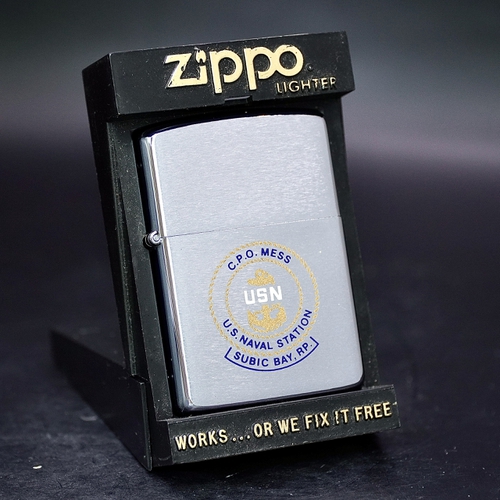 ZIPPO XƯA 1984 - HÀNG XƯA THẬP NIÊN 80s _ CHỦ ĐỀ CĂN CỨ HẢI QUÂN HOA KỲ