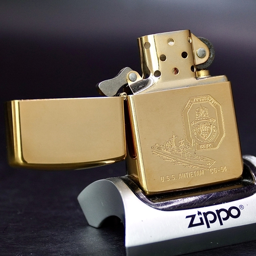 ZIPPO XƯA 32-91 - HÀNG XƯA THẬP NIÊN 90s _ CHỦ ĐỀ TÀU CHIẾN ANTIETAM CG 54