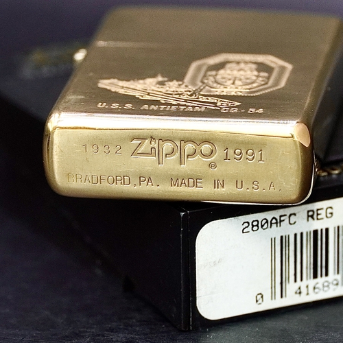 ZIPPO XƯA 32-91 - HÀNG XƯA THẬP NIÊN 90s _ CHỦ ĐỀ TÀU CHIẾN ANTIETAM CG 54