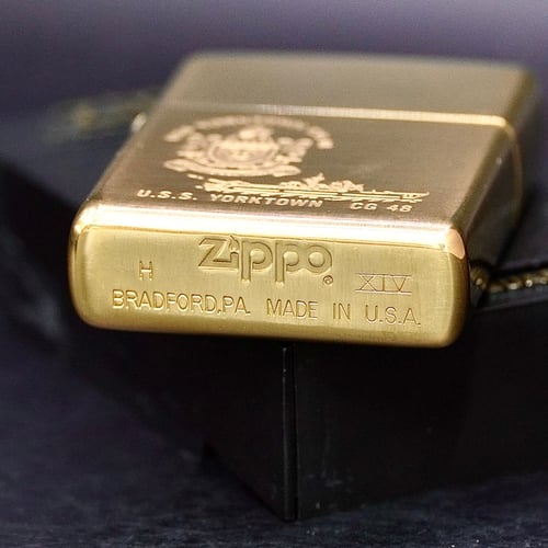 ZIPPO XƯA 1998 - HÀNG XƯA THẬP NIÊN 90s _ CHỦ ĐỀ TÀU CHIẾN YORKTOWN CG 48