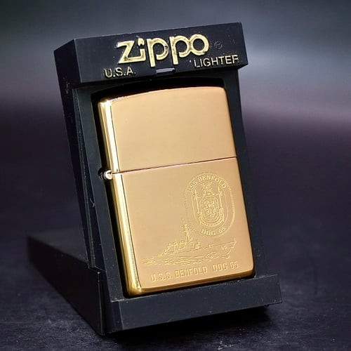 ZIPPO XƯA 2000 - HÀNG XƯA THẬP NIÊN 2000s _ CHỦ ĐỀ TÀU CHIẾN BENFOLD DDG 65