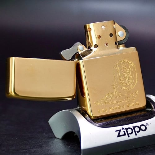 ZIPPO XƯA 2000 - HÀNG XƯA THẬP NIÊN 2000s _ CHỦ ĐỀ TÀU CHIẾN BENFOLD DDG 65