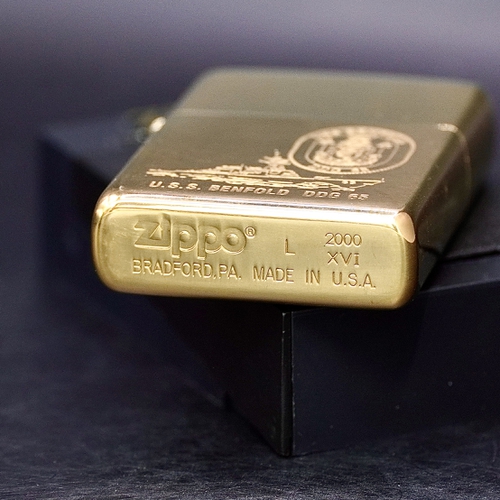 ZIPPO XƯA 2000 - HÀNG XƯA THẬP NIÊN 2000s _ CHỦ ĐỀ TÀU CHIẾN BENFOLD DDG 65