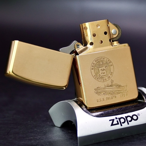 ZIPPO XƯA 32-89 - HÀNG XƯA THẬP NIÊN 80s _ CHỦ ĐỀ TÀU CHIẾN DULUTH LPD 6