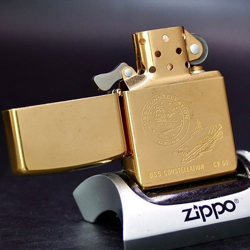ZIPPO XƯA 1997 - HÀNG XƯA THẬP NIÊN 90s _ CHỦ ĐỀ TÀU CHIẾN CONSTELLATION CV 64