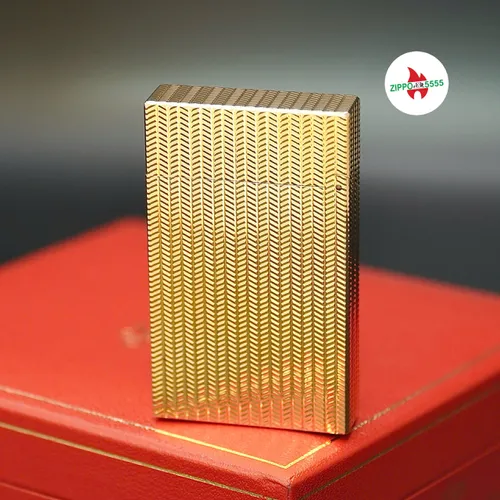 S.T. Dupont Chính Hãng Pháp Ligne 2 form cao bọc vàng, hàng xưa thập niên 80s
