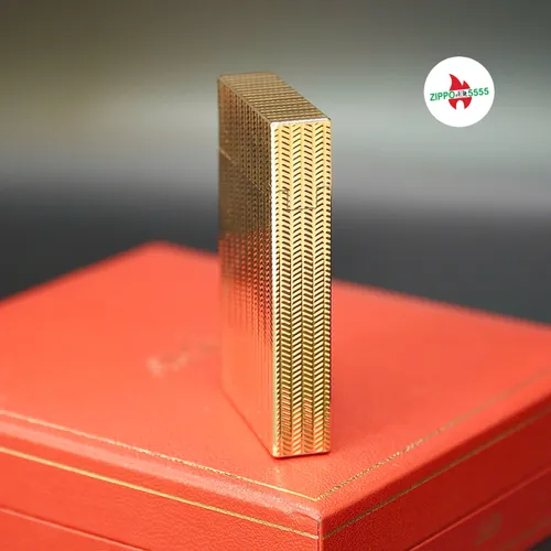 S.T. Dupont Chính Hãng Pháp Ligne 2 form cao bọc vàng, hàng xưa thập niên 80s