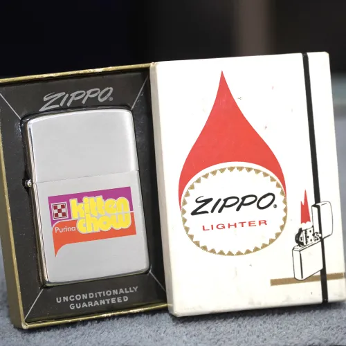 ZIPPO XƯA 1975 - HÀNG XƯA THẬP NIÊN 70s _CHỦ ĐỀ KITTENCHOW CÔNG NGHỆ