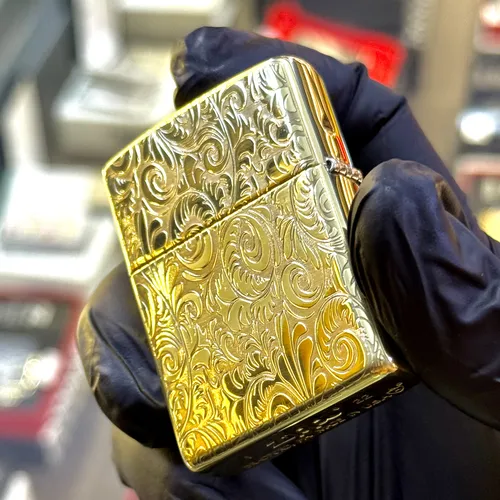 ZIPPO KHẮC HOA VĂN FLORAL 3D