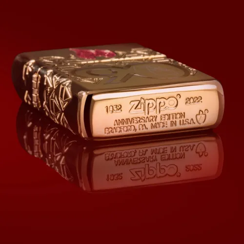 Zippo kỉ niệm 90 bản đặt biệt mạ vàng - 2022 Côty ( Thị trường Châu Á)