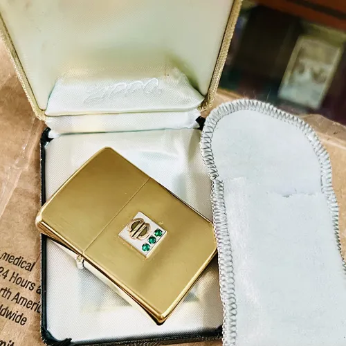 ZIPPO 10k GOLD FIELD HÀNG XƯA 1970s.