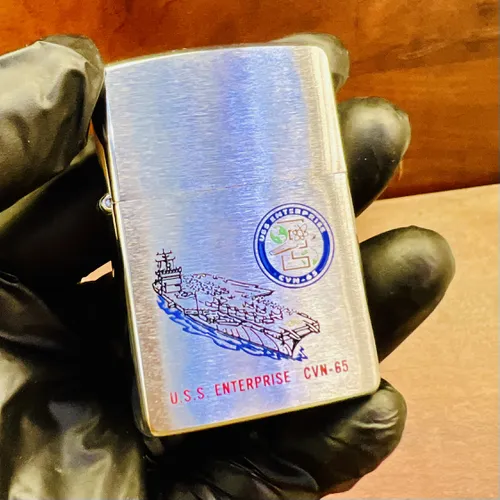Zippo La Mã 1997 - Chủ đề tàu hạm Sân Bay U.S.S CVN-65