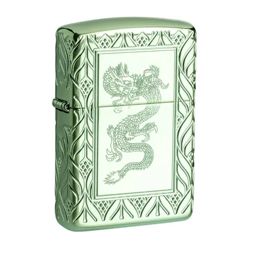 Armor® High Polish Green Elegant Dragon