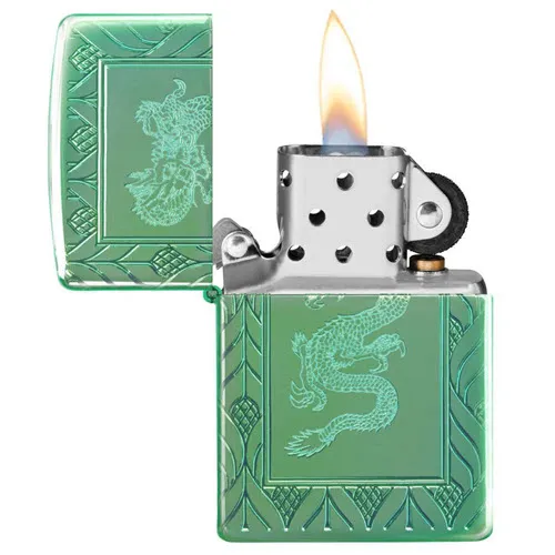 Armor® High Polish Green Elegant Dragon