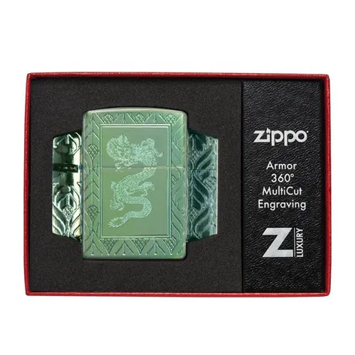 Armor® High Polish Green Elegant Dragon