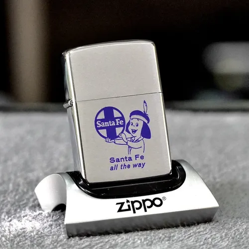 ZIPPO XƯA 1972 - HÀNG XƯA THẬP NIÊN 70s _CHỦ ĐỀ SANTAFE CÔNG CHÚNG HOA KỲ