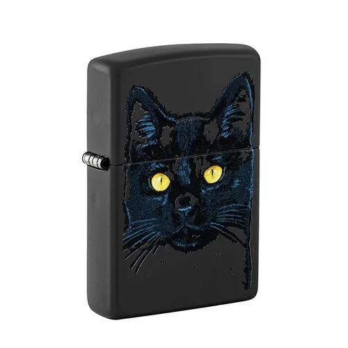 Black Cat Design Black Matte