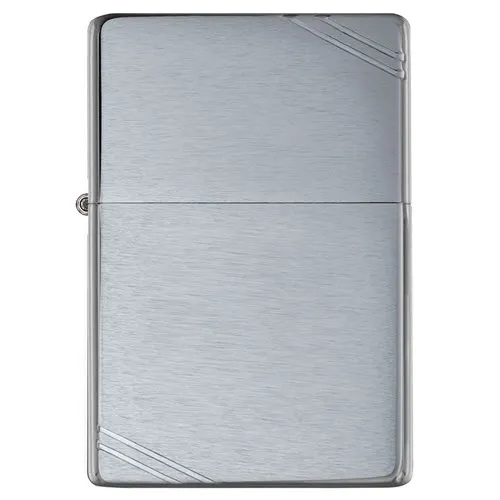 Brushed Chrome Vintage with Slashes