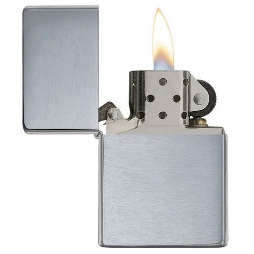 Zippo Brushed Chrome Vintage