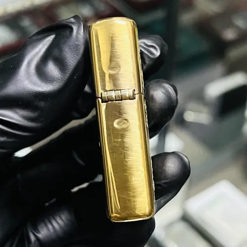 Zippo Armor Vàng Bóng Vỏ Dày Bản đồ Việt Nam