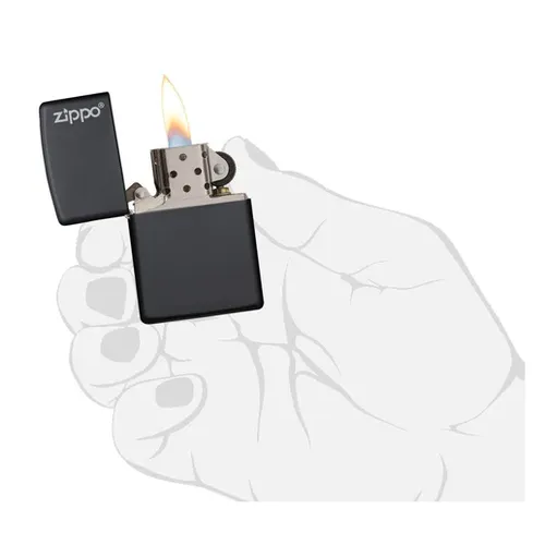 Classic Black Matte with Zippo Logo