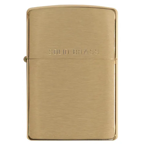 Zippo Classic Brushed Solid Brass