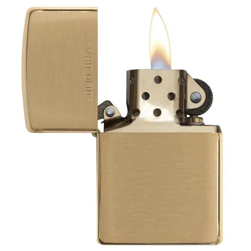 Zippo Classic Brushed Solid Brass