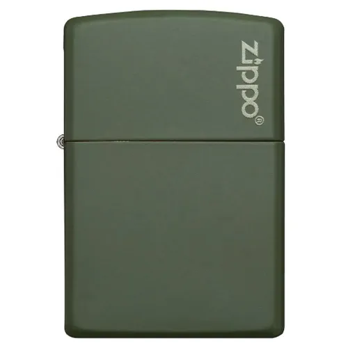 Classic Green Matte Zippo Logo