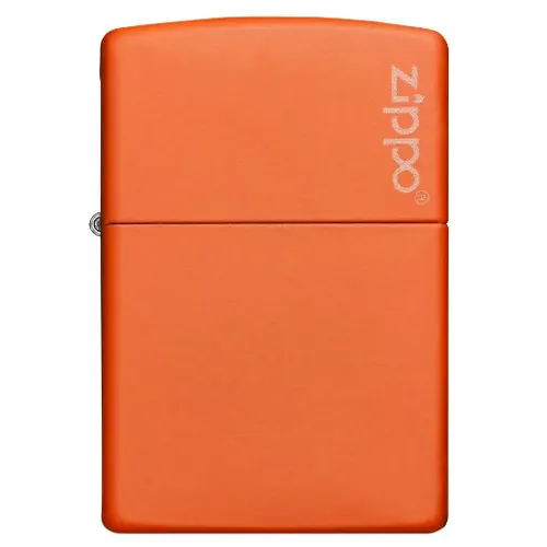Classic Orange Matte Zippo Logo