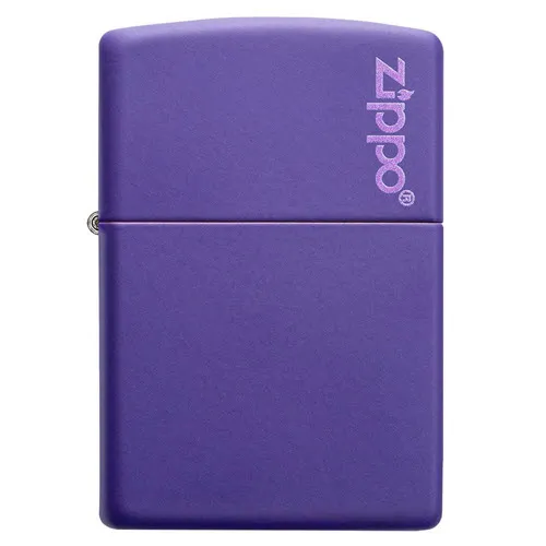 Classic Purple Matte Zippo Logo