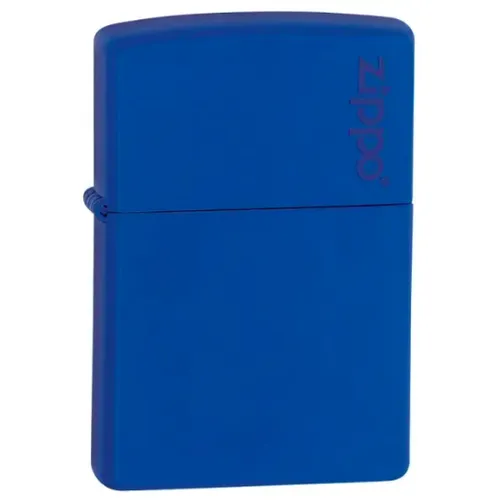 Classic Royal Blue Matte Zippo Logo