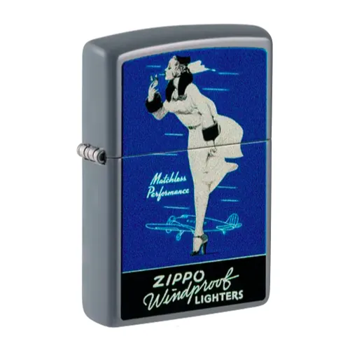 Classic Windy Flat Grey Color Image