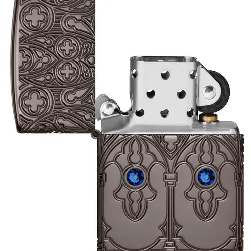 Zippo 46753 – Zippo Gothic Window Armor Black Ice